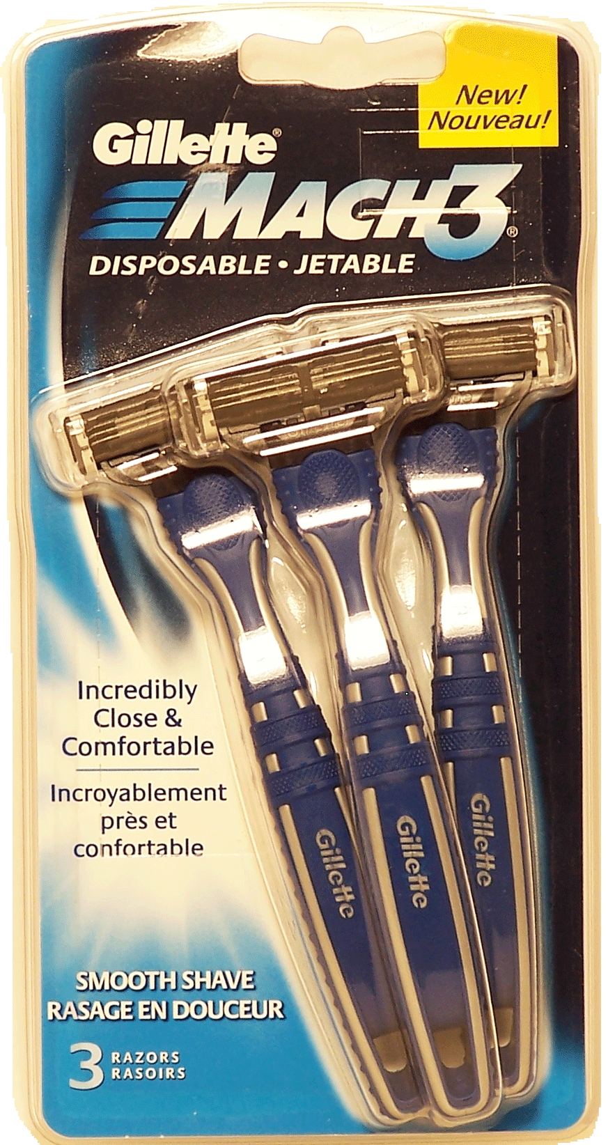 Groceries-Express.com Product Infomation for Gillette Mach 3 disposable ...