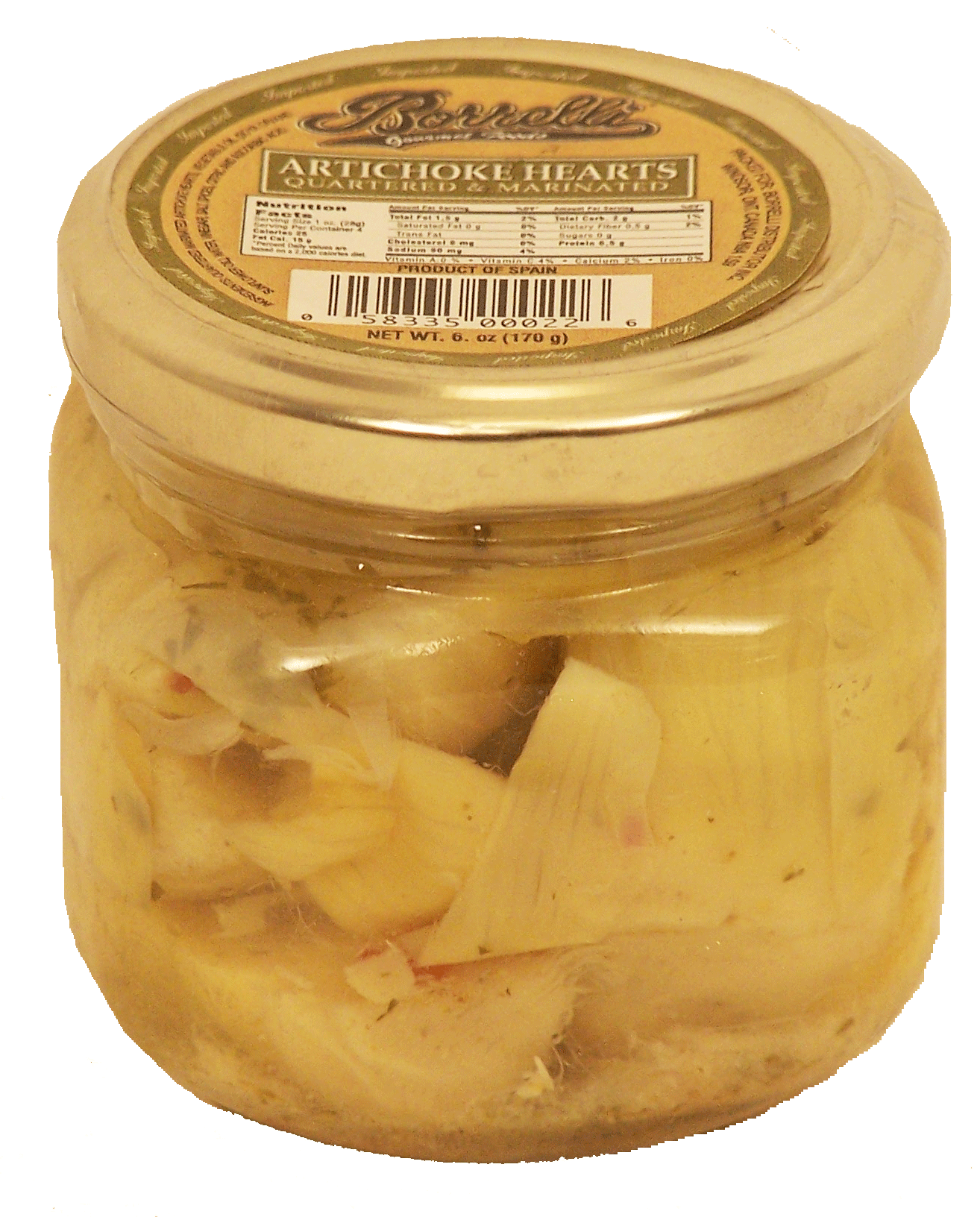 borrelli artichoke hearts quatered & marinated full-size picture