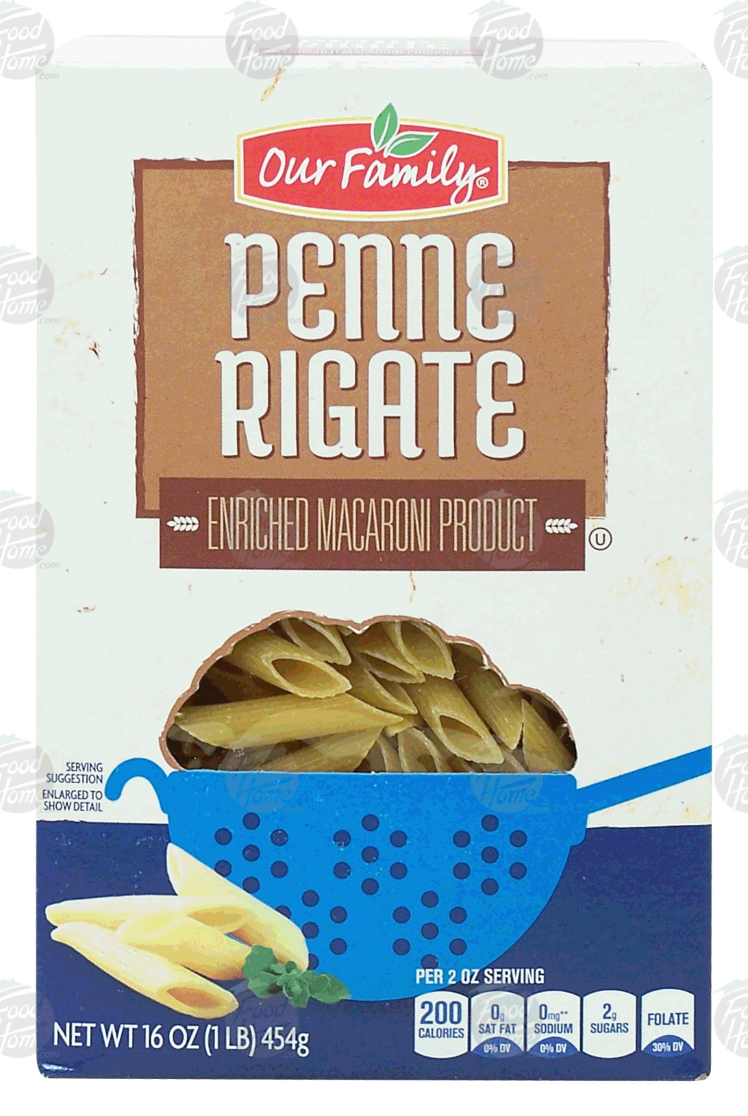 Groceries-Express.com Product Infomation for Our Family penne rigate ...