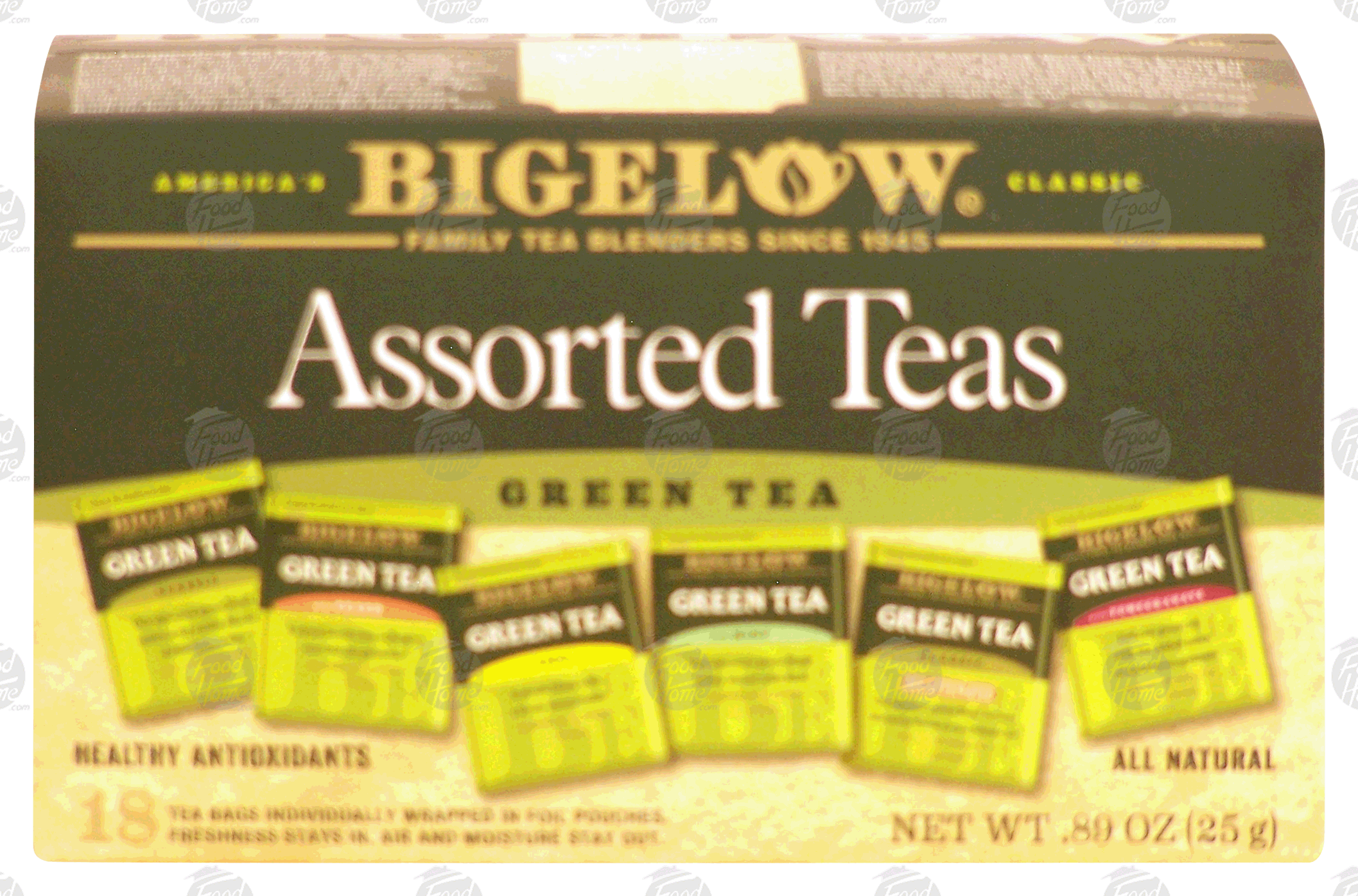 Tea Variety Pack - 6 Flavors, 18 Bags Total (Perfect For Sampling New Blends)
