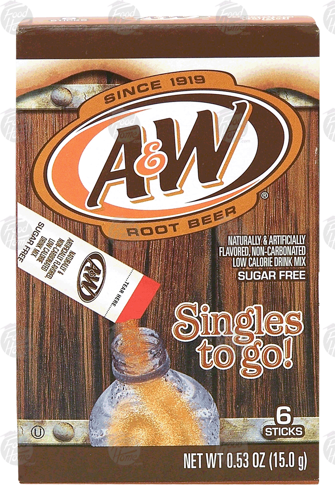 Groceries-Express.com Product Infomation for A&W Singles to go! root ...