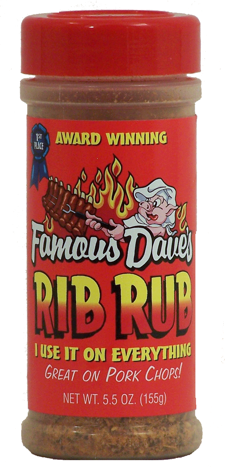 Groceries-Express.com Product Infomation for Famous Dave's rib rub ...