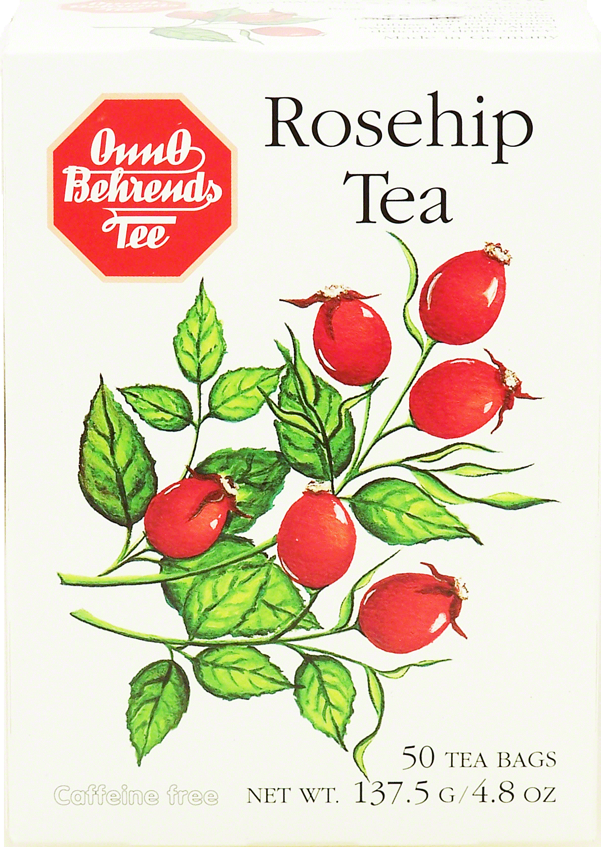 Aazon.co : Onno Behrends Rosehip Tea, 50 Count, 4.8 Ounce